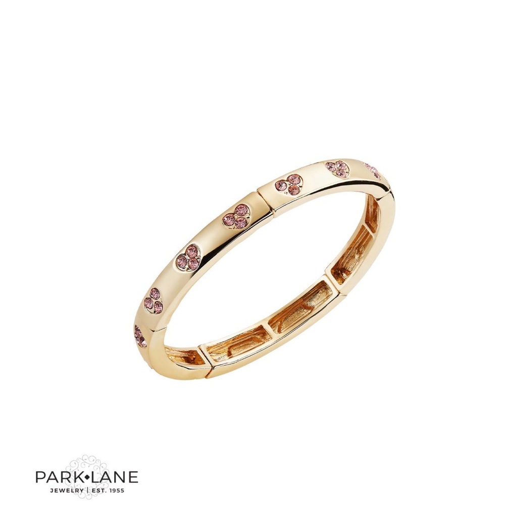 Park Lane “Shortcake” Gold Bracelet with Pink Accents